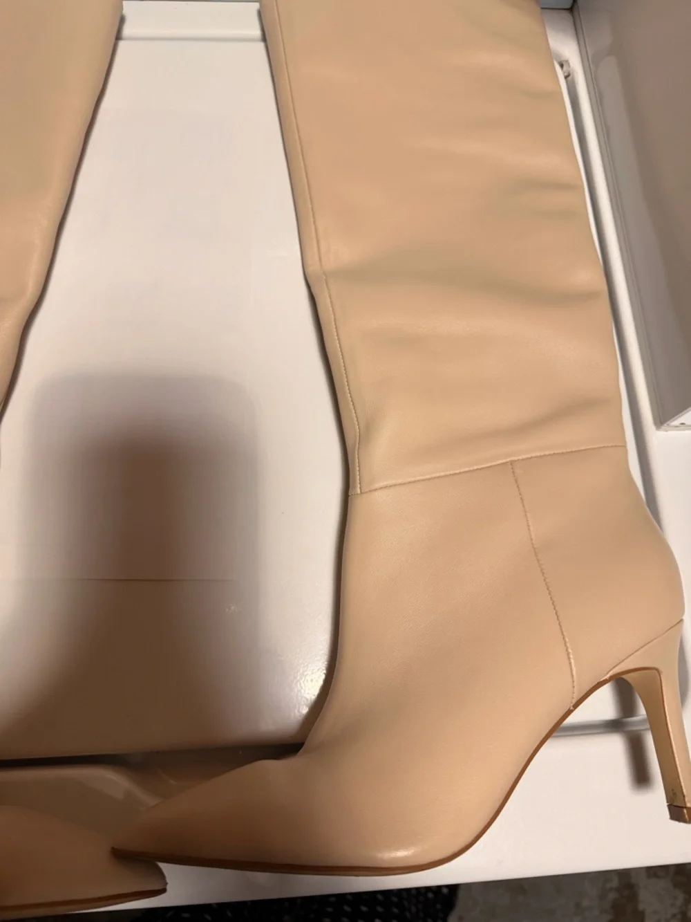 Marc Fisher Nude Pointed Toe Stiletto Pumps